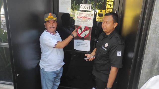 Holywings Summarecon Disegel Satpol PP Kota Bekasi