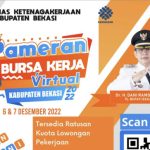 Disnaker Kabupaten Bekasi Gelar Pameran Bursa Kerja Virtual 2022